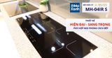 Bếp điện từ 4 vùng nấu Malloca MH-04IR S / 2 Vùng từ 2 vùng điện, kính Eurokera