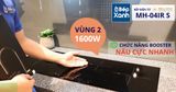 Bếp điện từ 4 vùng nấu Malloca MH-04IR S / 2 Vùng từ 2 vùng điện, kính Eurokera