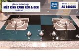 Bếp gas âm 2 vùng nấu Malloca AS 9402BG/ Màu đen + Xanh