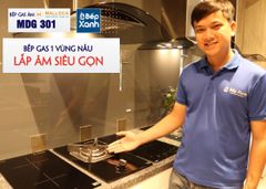 Bếp kính âm Malloca 1 gas dạng domino MDG 301 ảnh 5