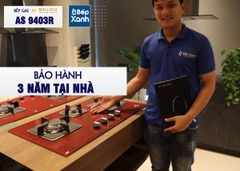 Bếp gas âm 3 vùng nấu MALLOCA AS 9403R/ Màu đỏ ảnh 4