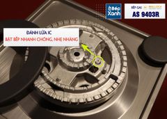 Bếp gas âm 3 vùng nấu MALLOCA AS 9403R/ Màu đỏ ảnh 5
