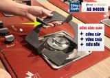 Bếp gas âm 3 vùng nấu MALLOCA AS 9403R/ Màu đỏ