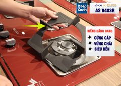 Bếp gas âm 3 vùng nấu MALLOCA AS 9403R/ Màu đỏ ảnh 9