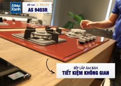 Bếp gas âm 3 vùng nấu MALLOCA AS 9403R/ Màu đỏ ảnh 10