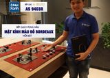 Bếp gas âm 3 vùng nấu MALLOCA AS 9403R/ Màu đỏ