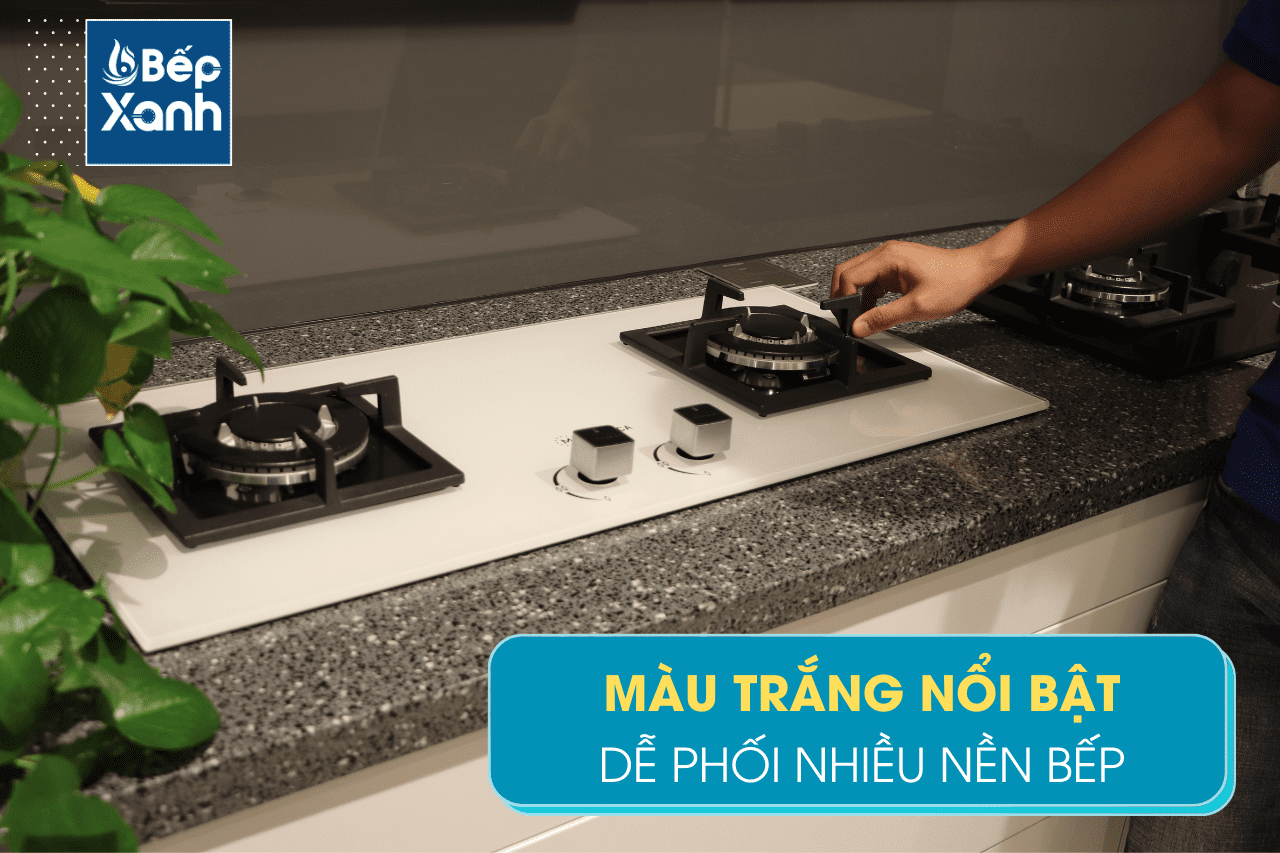 Bếp gas âm 2 vùng nấu Malloca AS 9502W/ Màu trắng – ảnh 6