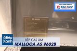 Bếp gas âm 2 vùng nấu Malloca AS 9602B/ Màu đen