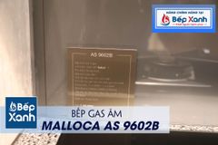 Bếp gas âm 2 vùng nấu Malloca AS 9602B/ Màu đen ảnh 7