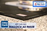 Bếp gas âm 2 vùng nấu Malloca AS 9602B/ Màu đen