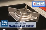 Bếp gas âm 2 vùng nấu Malloca AS 9602B/ Màu đen