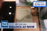 Bếp gas âm 3 vùng nấu Malloca AS 9603B/ Màu đen