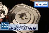 Bếp gas âm 3 vùng nấu Malloca AS 9603B/ Màu đen