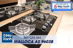 Bếp gas âm 3 vùng nấu Malloca AS 9603B/ Màu đen ảnh 10