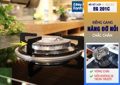 Bếp Gas Kết Hợp Hồng Ngoại 3 vùng nấu Malloca EG 201C/ Màu đen ảnh 10