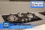 Bếp gas âm 3 vùng nấu Malloca GHG 733B NEW/ Màu đen