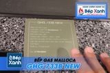 Bếp gas âm 3 vùng nấu Malloca GHG 733B NEW/ Màu đen