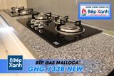 Bếp gas âm 3 vùng nấu Malloca GHG 733B NEW/ Màu đen