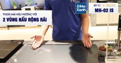 Bếp từ 2 vùng nấu Malloca MH-02IS / Kính Eurokera, dạng xước Metalic kiểu mới ảnh 6