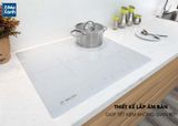 Bếp từ 3 vùng nấu Malloca MI 593W / Nhập khẩu Tây Ban Nha / Kính Schott Ceran trắng sữa