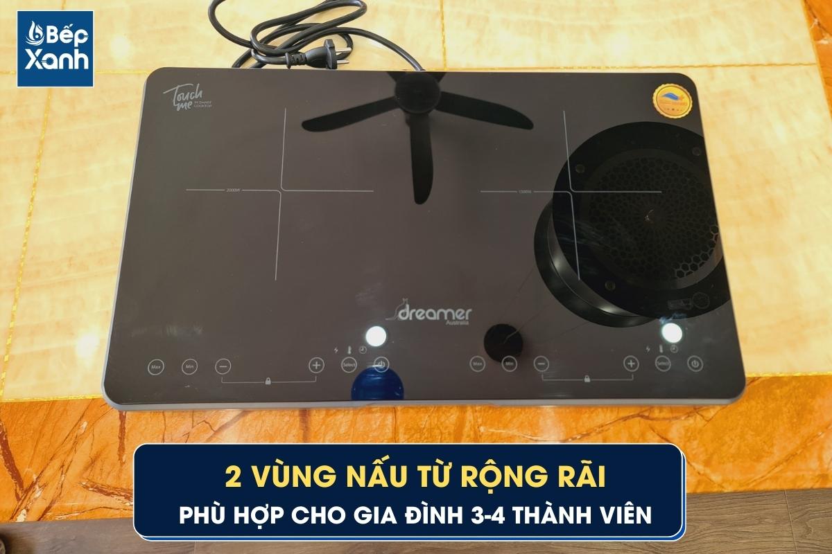 Bếp Từ Dương Đôi Dreamer DKA-DIC135G - Màu Xám – ảnh 7