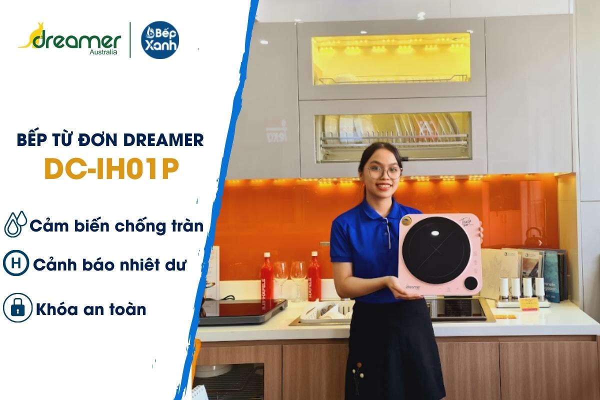 BẾP TỪ ĐƠN DREAMER DC-IH01P - Màu Hồng – ảnh 3