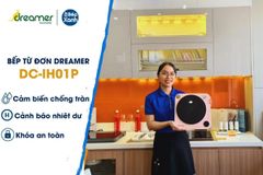 BẾP TỪ ĐƠN DREAMER DC-IH01P - Màu Hồng ảnh 3