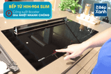 Bếp từ 4 vùng nấu Malloca HIH-904 SLIM / Tích hợp máy hút mùi, kính Ceramic