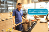 Bếp từ 4 vùng nấu Malloca HIH-904 SLIM / Tích hợp máy hút mùi, kính Ceramic