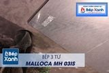 Bếp từ 3 vùng nấu Malloca MH-03IS / Kính Eurokera, dạng xước Metalic kiểu mới