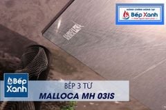 Bếp từ 3 vùng nấu Malloca MH-03IS / Kính Eurokera, dạng xước Metalic kiểu mới ảnh 9