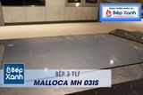 Bếp từ 3 vùng nấu Malloca MH-03IS / Kính Eurokera, dạng xước Metalic kiểu mới