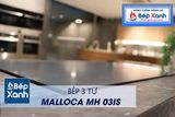 Bếp từ 3 vùng nấu Malloca MH-03IS / Kính Eurokera, dạng xước Metalic kiểu mới