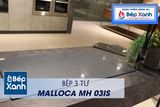 Bếp từ 3 vùng nấu Malloca MH-03IS / Kính Eurokera, dạng xước Metalic kiểu mới