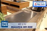 Bếp từ 3 vùng nấu Malloca MH-03IS / Kính Eurokera, dạng xước Metalic kiểu mới