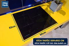 Bếp từ 3 vùng nấu Malloca MH-5903 I / Mặt kính Vitroceramic ảnh 5