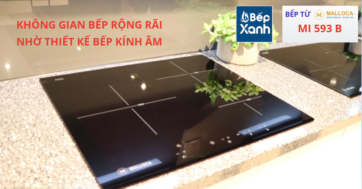 Bếp từ 3 vùng nấu Malloca MI 593B / Nhập khẩu Tây Ban Nha, kính Schott Ceran – ảnh 6