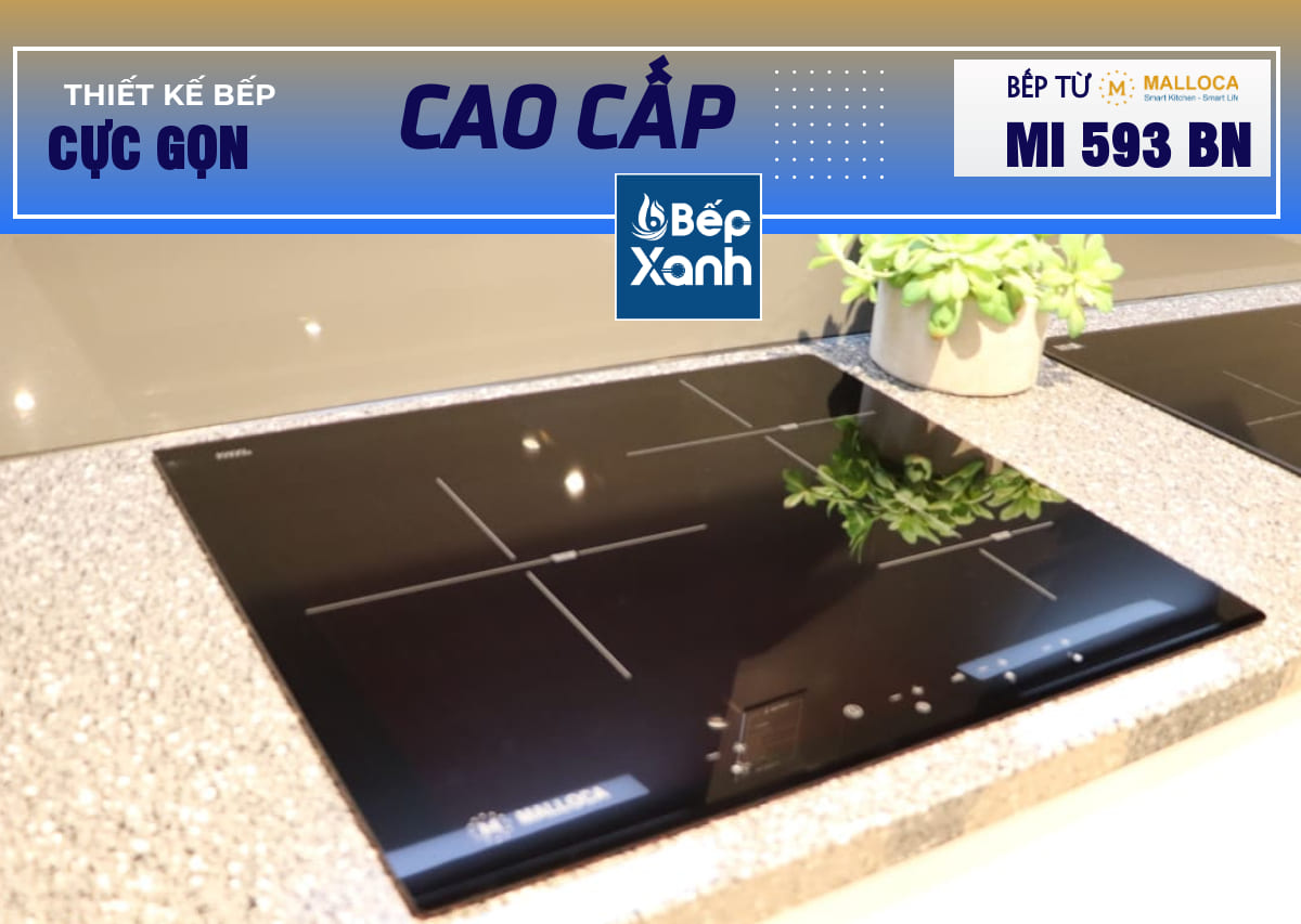 Bếp từ 3 vùng nấu Malloca MI 593 BN / Nhập khẩu Tây Ban Nha, kính Schott Ceran – ảnh 7