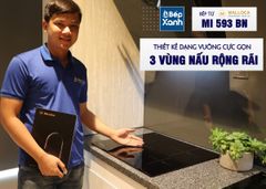 Bếp từ 3 vùng nấu Malloca MI 593 BN / Nhập khẩu Tây Ban Nha, kính Schott Ceran ảnh 9
