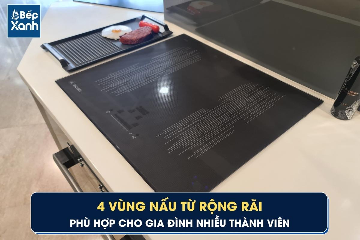 Bếp từ 4 vùng nấu Malloca MI 594 LINEAR / Nhập khẩu Tây Ban Nha, kính Schott Ceran – ảnh 6