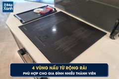 Bếp từ 4 vùng nấu Malloca MI 594 LINEAR / Nhập khẩu Tây Ban Nha, kính Schott Ceran ảnh 6