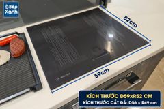 Bếp từ 4 vùng nấu Malloca MI 594 LINEAR / Nhập khẩu Tây Ban Nha, kính Schott Ceran ảnh 5
