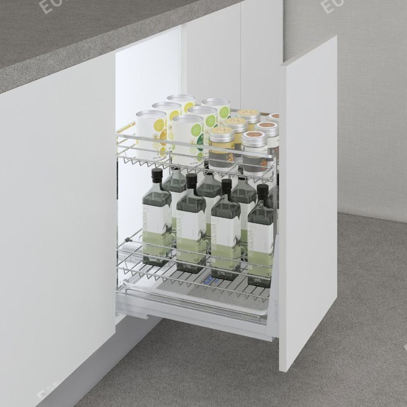  Kệ gia vị đa năng Eurogold ERO30425B - Inox 304, Nan vuông 