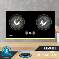Bếp gas âm lật 2 vùng nấu Flex-zones Ecalite EG-HE7644-FLEX ảnh 1