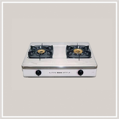 Bếp gas dương Rinnai RV-365(SW)N 590mm 2 lò nấu, mặt thép không gỉ ảnh 2
