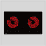 Bếp kính âm 2 điện Kaff KF073CC