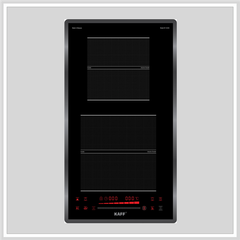 Bếp kính âm 2 từ Domino Kaff KF H33DIS