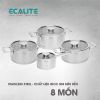  Bộ nồi Inox cao cấp 8 món Ecalite EKW-SA4008 