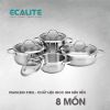  Bộ nồi Inox cao cấp 8 món Ecalite EKW-SA6068 