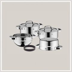 Bộ nồi xửng WMF 4 món Compact Cuisine Pot 07.9804.6380